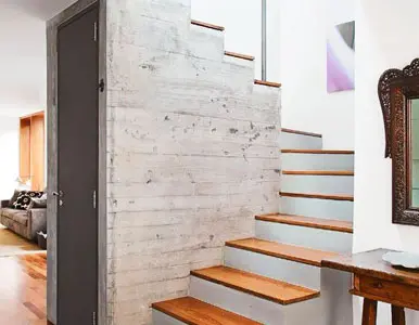 15 escaleras de concreto: diseños modernos para casas