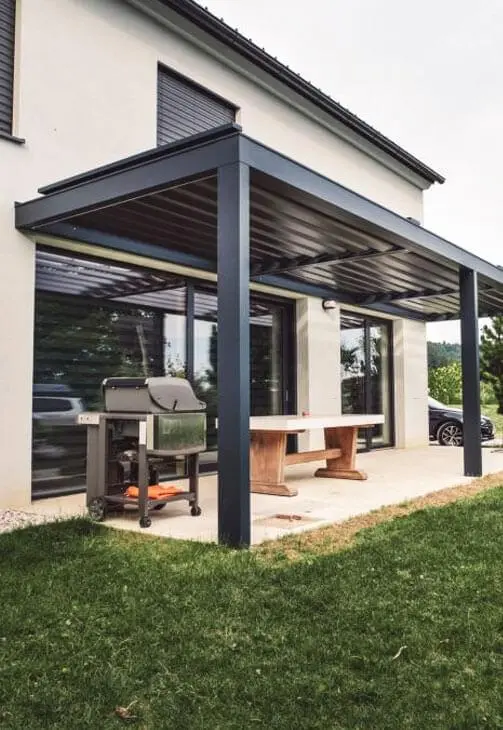 Techo de terraza fabricado con lámina de acero Techo de terraza fabricado con lámina de acero