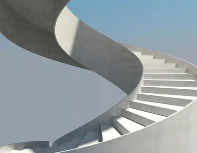 Escalera de caracol de estilo contemporáneo Escalera de caracol de estilo contemporáneo