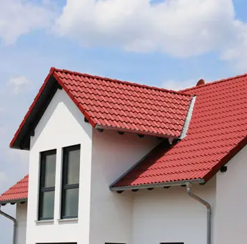 Techo de lámina galvateja en casa Techo de lámina galvateja en casa