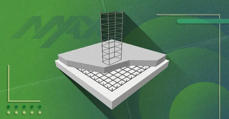 Diagrama de castillo ahogado en los huecos para-muros con piezas de block