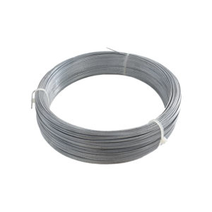 Alambre galvanizado en rollo muestra de stock