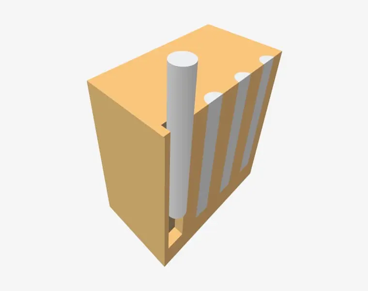 Esquema de pilotes prefabricados Esquema de pilotes prefabricados