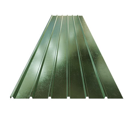 Pieza de lámina tipo tablero modelo ZT-148 color verde
