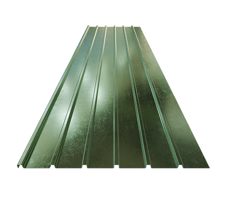 Pieza de lámina tipo tablero modelo ZT-148 color verde