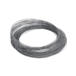 Rollo de alambre recocido sobre fondo blanco