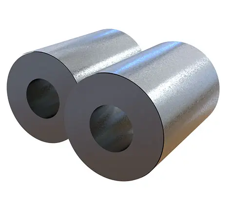 Diseños renderizados de láminas galvanizadas en rollo