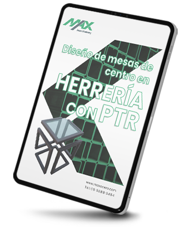 Manual de diseño de mesas de centro en herrería con PTR