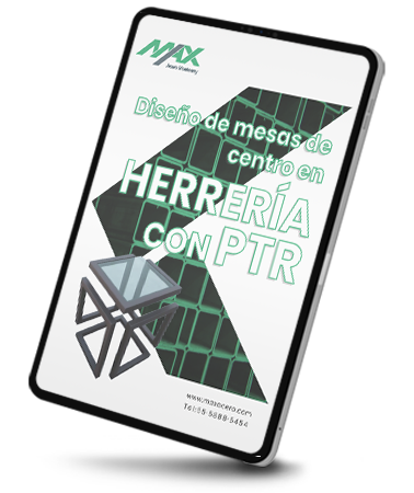 Manual de diseño de mesas de centro en herrería con PTR