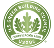Isologo del Consejo de Construcción Ecológica (USGBC)
