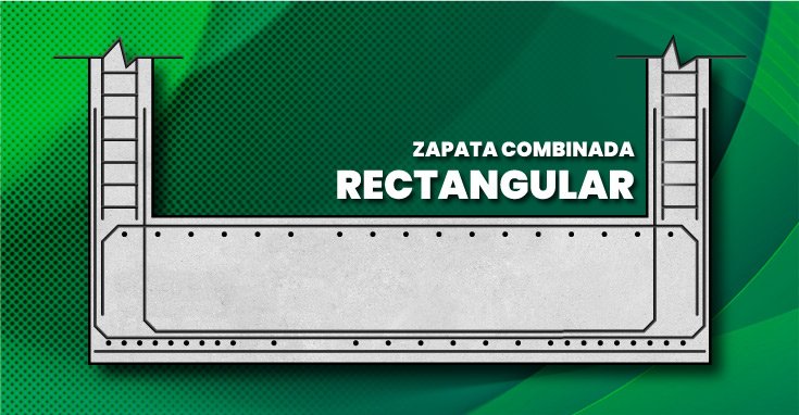 Esquema de una zapata combinada rectangular - Tipos de zapatas Vertido de concreto en zapata