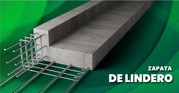 Vector de una zapata de lindero con el acero de refuerzo sobresaliendo de la estructura Vector de una zapata de lindero con el acero de refuerzo sobresaliendo de la estructura