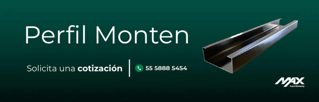 Banner para solicitar cotización de perfil Monten