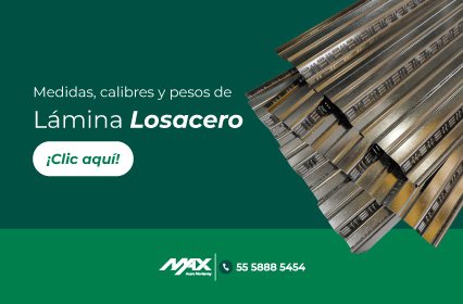 Banner para venta de Losacero mobile