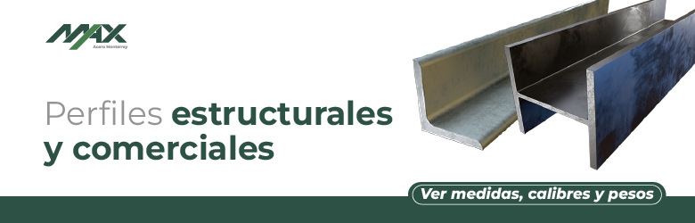 Banner categoría perfiles de acero web