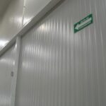 Muro de bodega industrial hecho de superwall