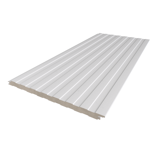 Superwall perspectiva derecha blanco embozado