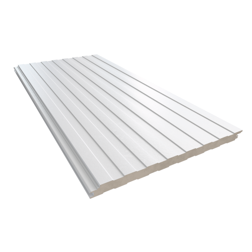 Superwall perspectiva izquierda blanco embozado